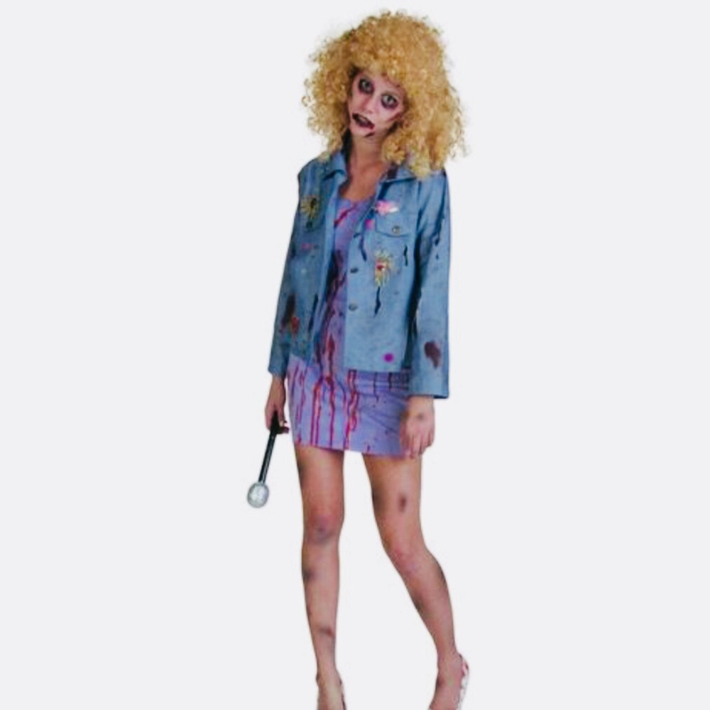 Womens size small zombie Halloween Costume. New